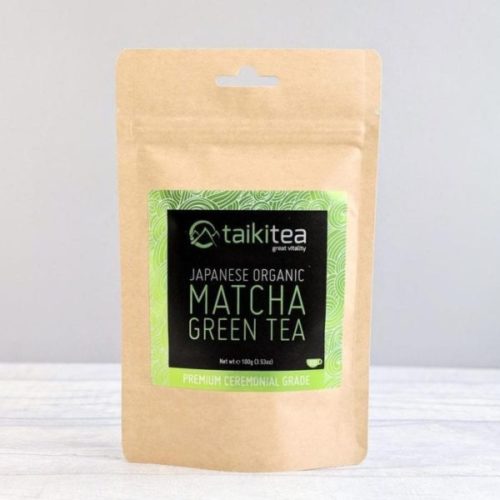 An image of the ceremonial grade matcha tea packaging.
