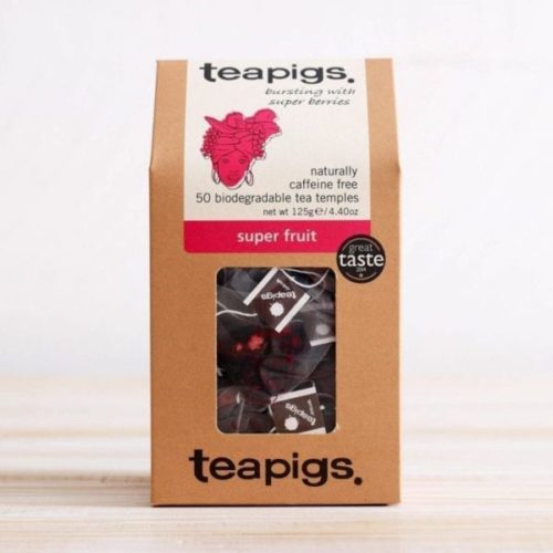 An image of the Teapigs packaging of super fruit.