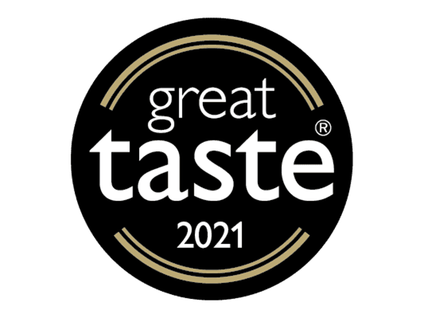 An image of great taste 2021 logo.