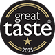 An image of great taste 2021 logo.