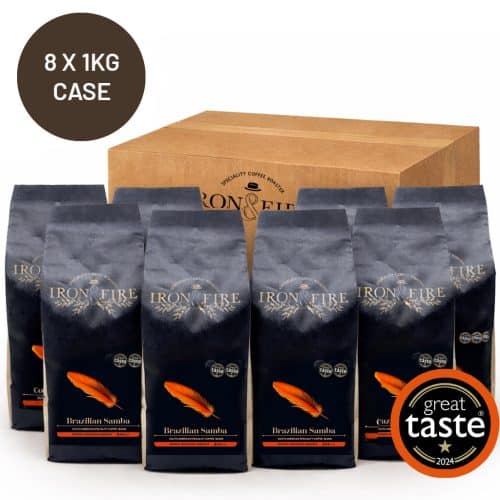 Case of 8 1kg bags of Brazilian coffee beans